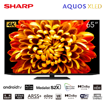 【SHARP夏普】65吋4K android TV智慧顯示器 4T-C65DP1